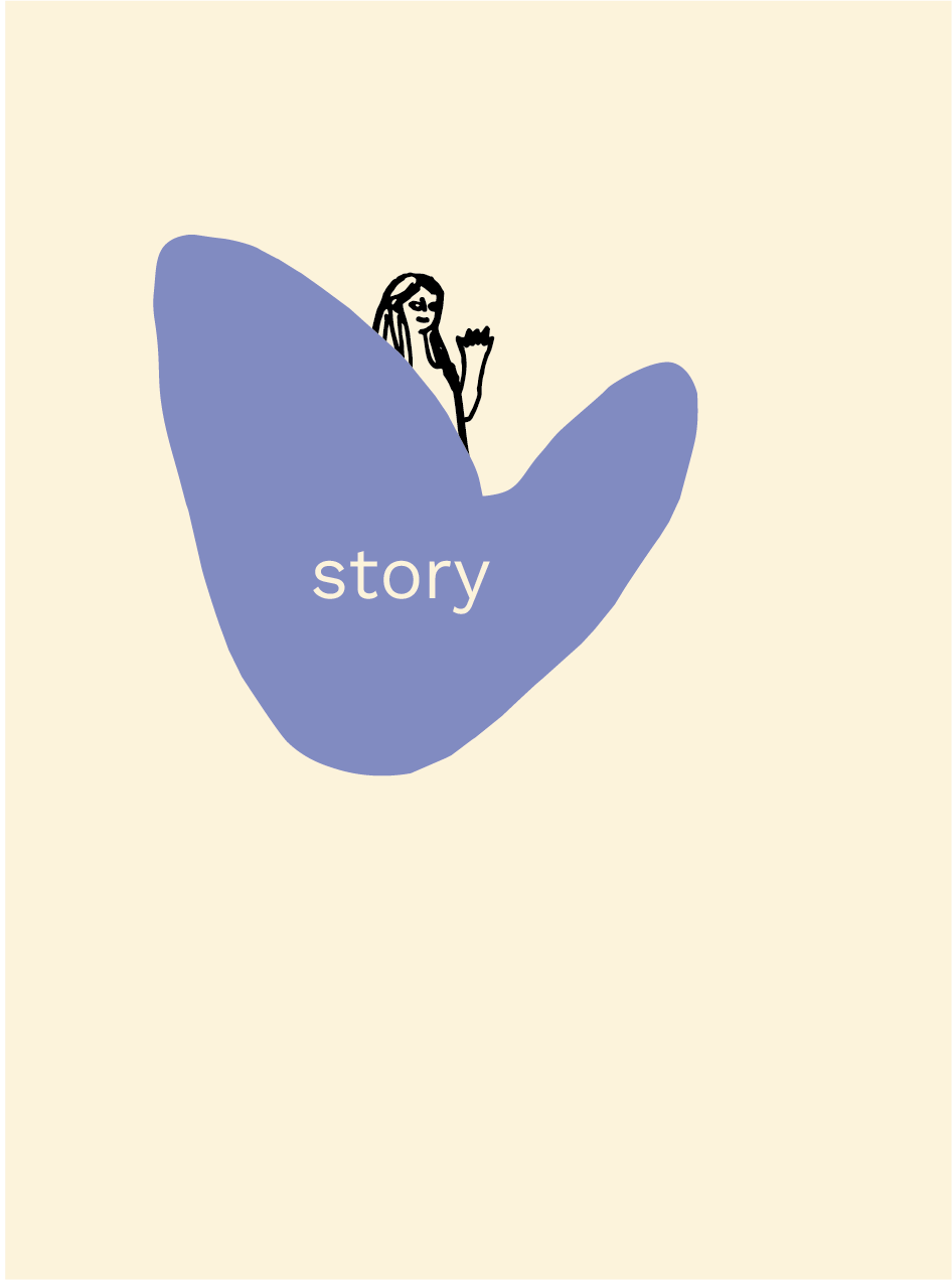 story with cutout